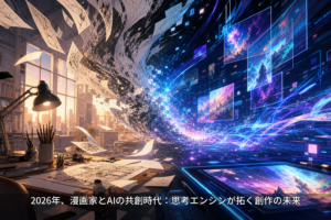 2026年、漫画家とAIの共創時代：思考エンジンが拓く創作の未来