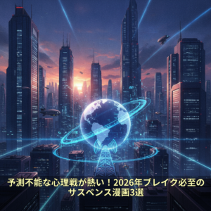 予測不能な心理戦が熱い！2026年ブレイク必至のサスペンス漫画3選