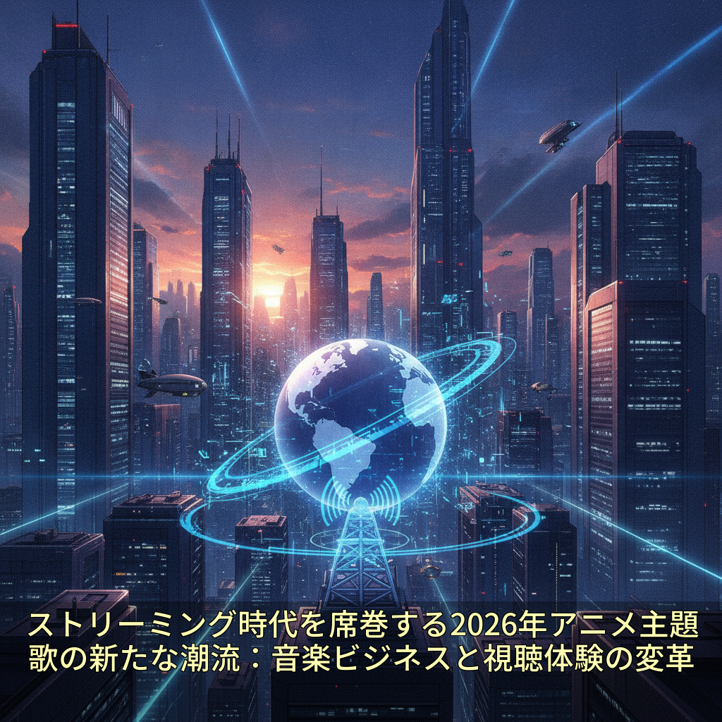 ストリーミング時代を席巻する2026年アニメ主題歌の新たな潮流：音楽ビジネスと視聴体験の変革
