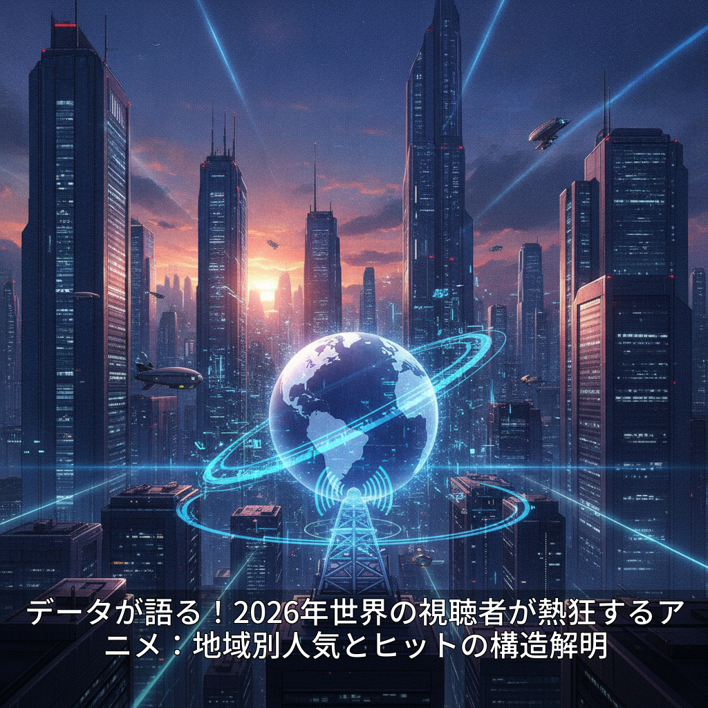 データが語る！2026年世界の視聴者が熱狂するアニメ：地域別人気とヒットの構造解明