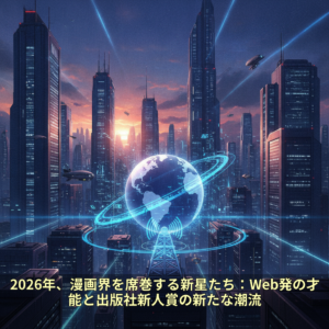 2026年、漫画界を席巻する新星たち：Web発の才能と出版社新人賞の新たな潮流