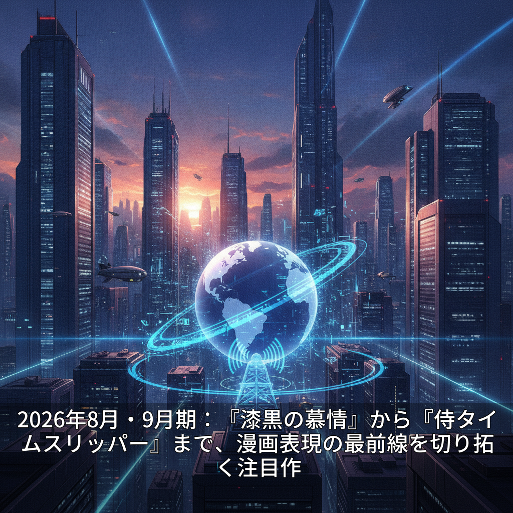 2026年8月・9月期：『漆黒の慕情』から『侍タイムスリッパー』まで、漫画表現の最前線を切り拓く注目作
