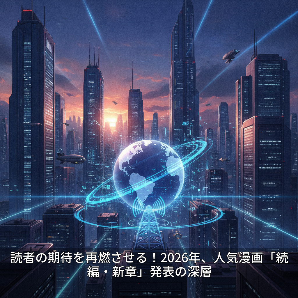 読者の期待を再燃させる！2026年、人気漫画「続編・新章」発表の深層
