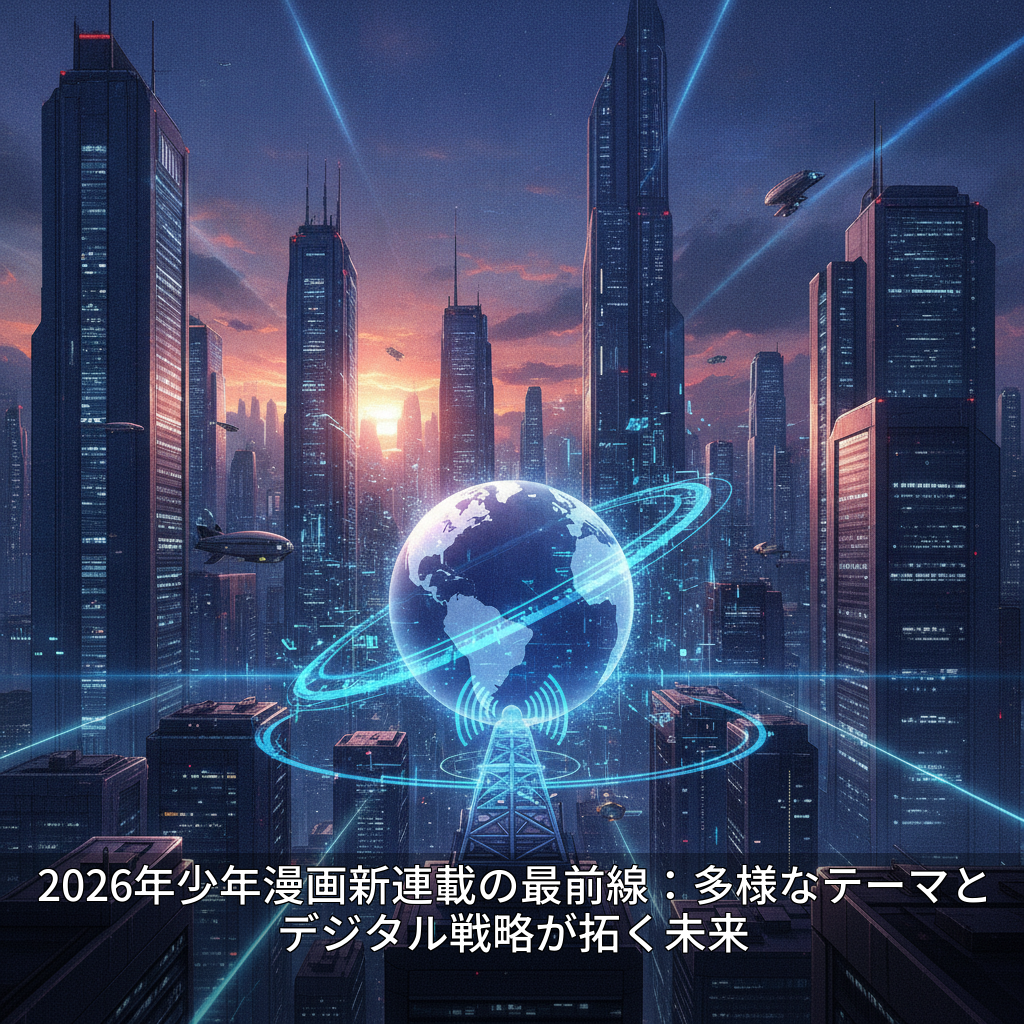 2026年少年漫画新連載の最前線:多様なテーマとデジタル戦略が拓く未来