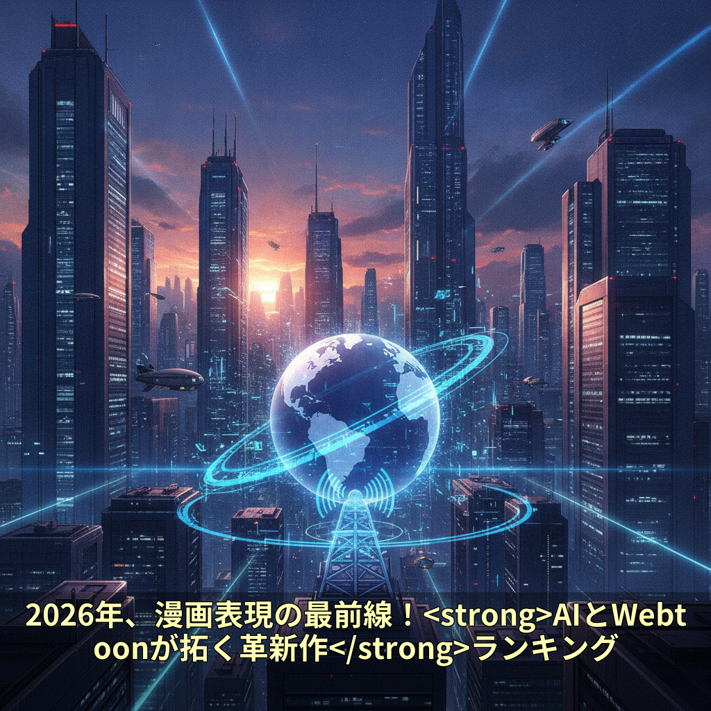 2026年、漫画表現の最前線！<strong>AIとWebtoonが拓く革新作</strong>ランキング