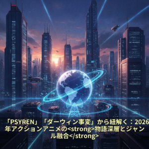 「PSYREN」「ダーウィン事変」から紐解く:2026年アクションアニメの<strong>物語深層とジャンル融合</strong>