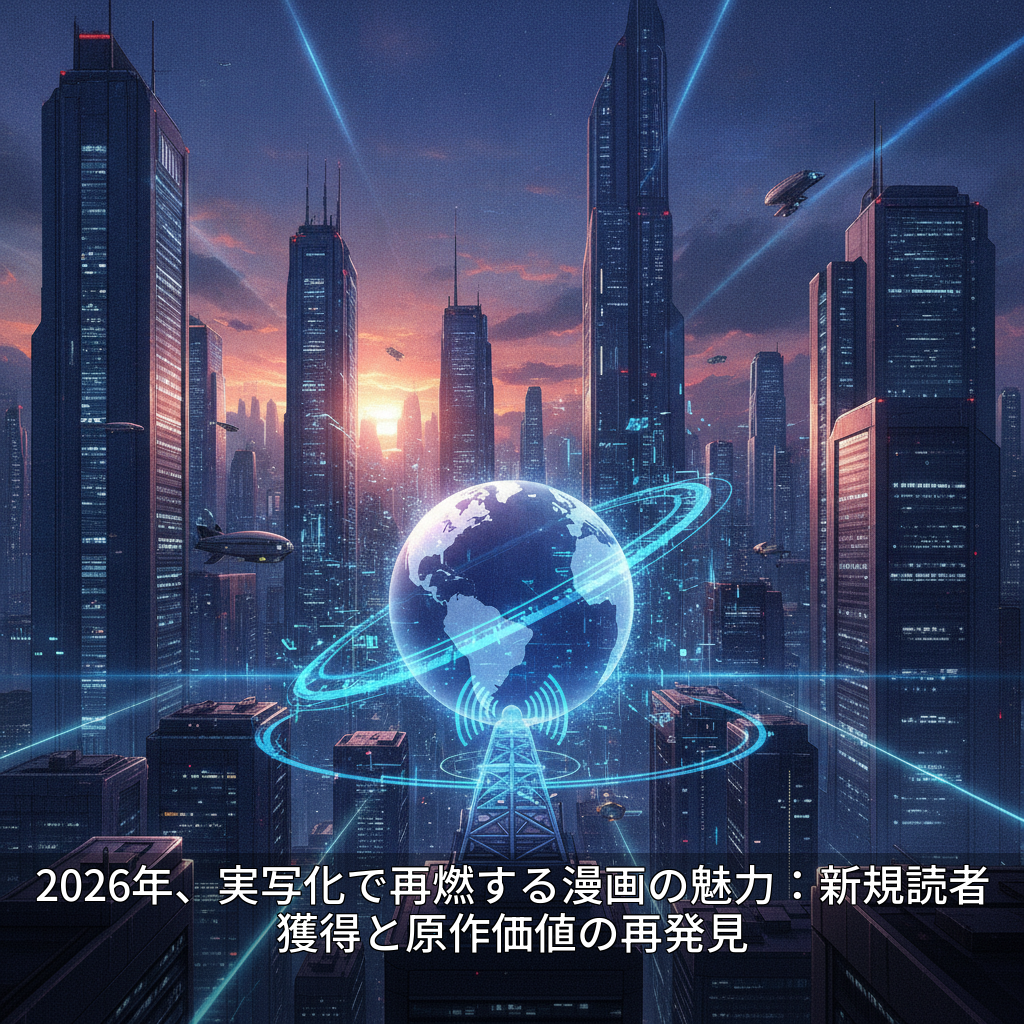 2026年、実写化で再燃する漫画の魅力:新規読者獲得と原作価値の再発見