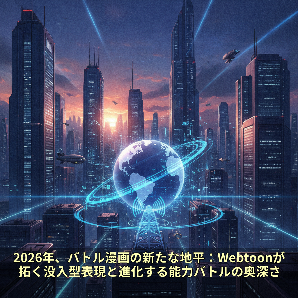 2026年、バトル漫画の新たな地平：Webtoonが拓く没入型表現と進化する能力バトルの奥深さ