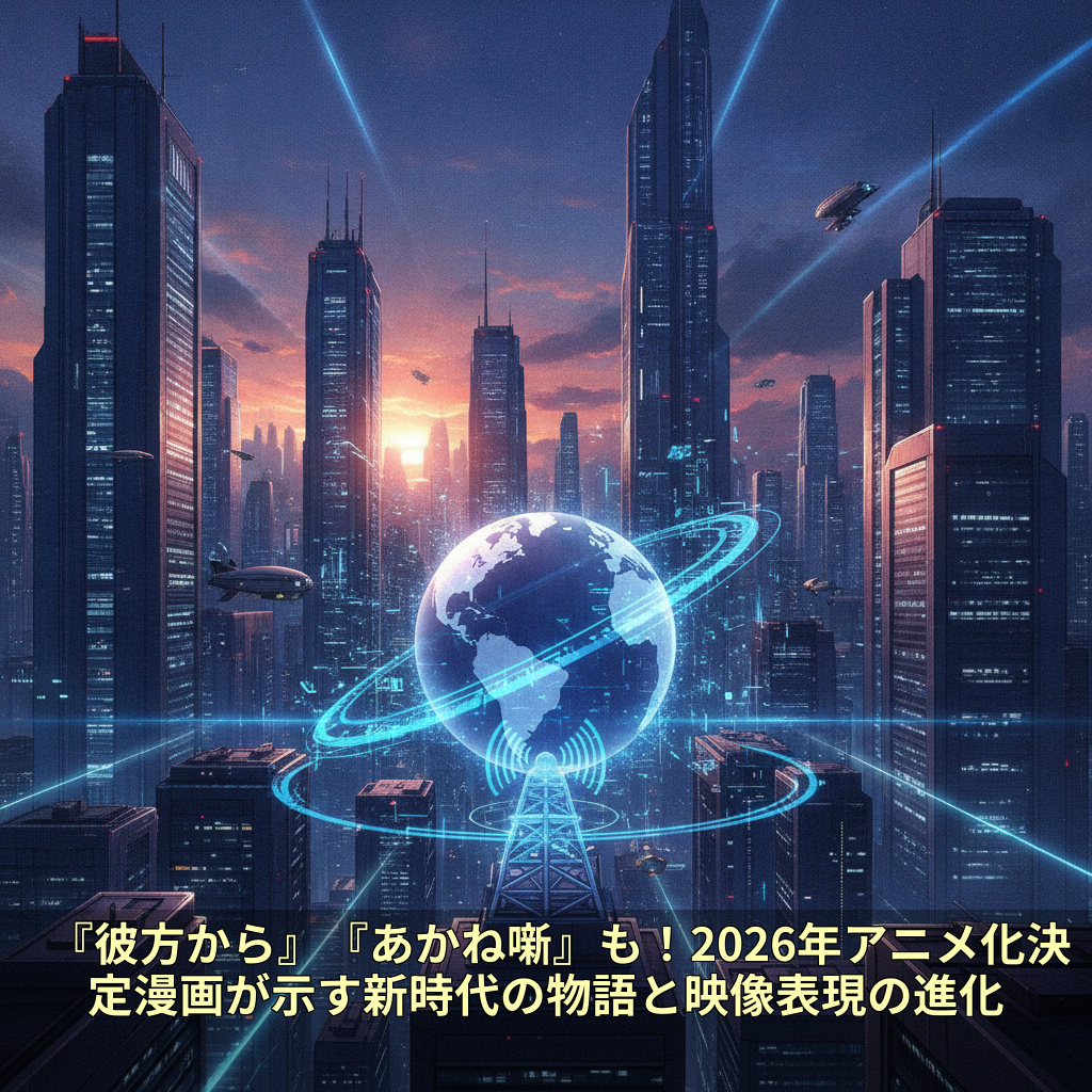 『彼方から』『あかね噺』も!2026年アニメ化決定漫画が示す新時代の物語と映像表現の進化