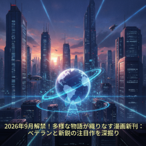2026年9月解禁!多様な物語が織りなす漫画新刊:ベテランと新鋭の注目作を深掘り
