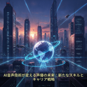 AI音声技術が変える声優の未来：新たなスキルとキャリア戦略
