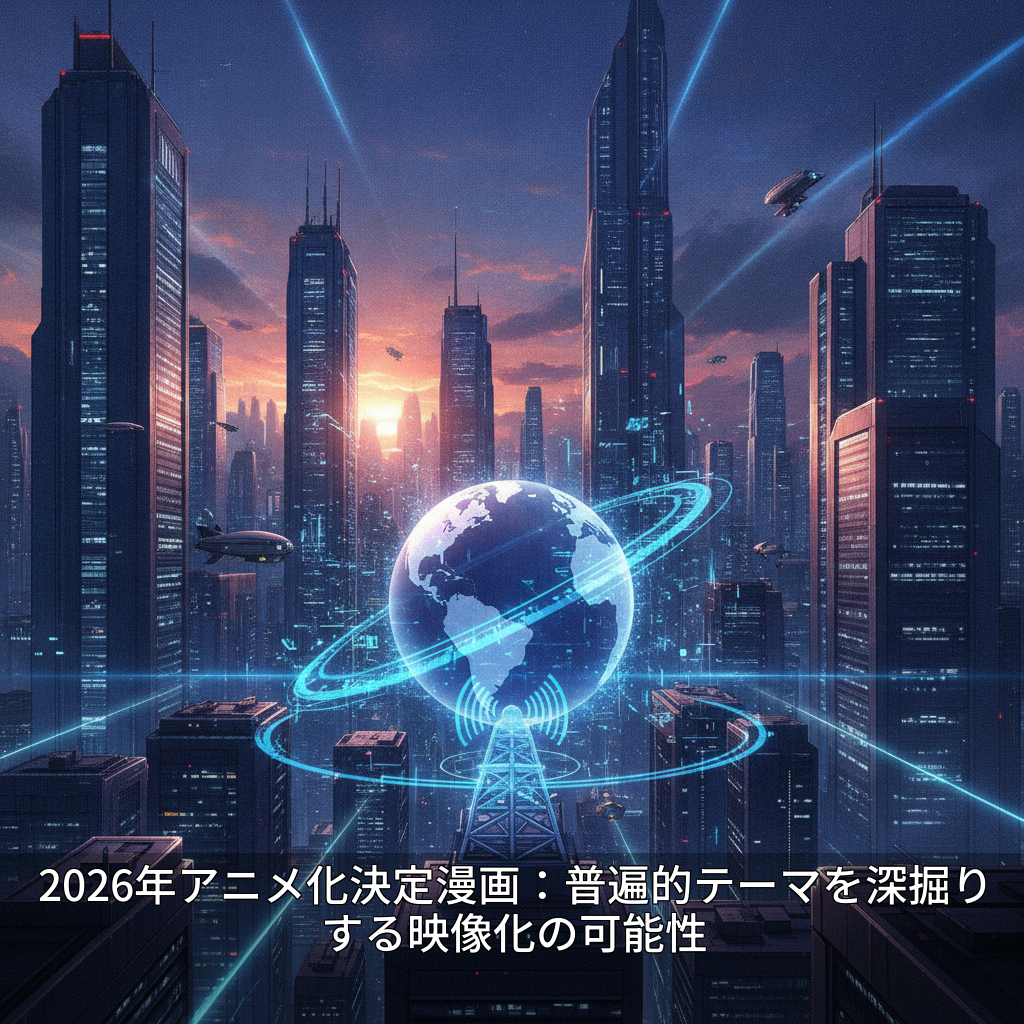2026年アニメ化決定漫画：普遍的テーマを深掘りする映像化の可能性