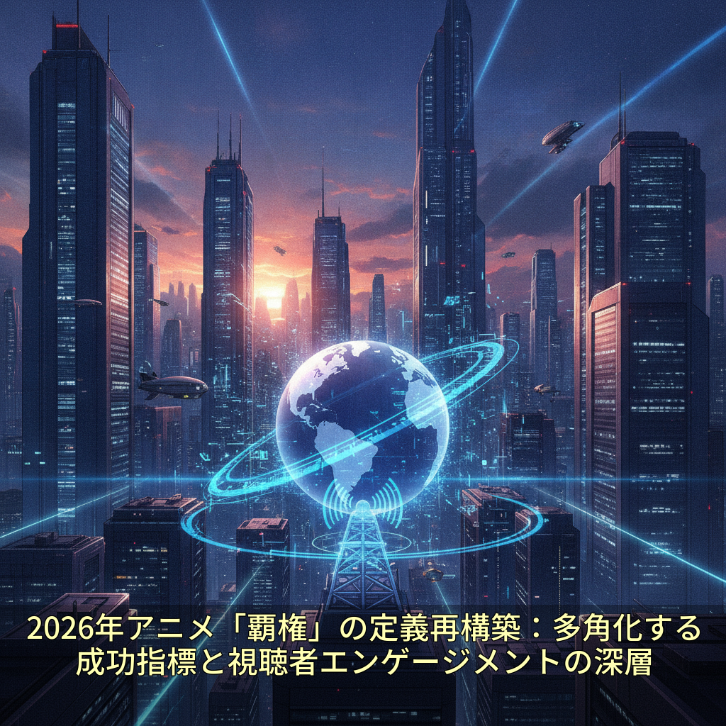 2026年アニメ「覇権」の定義再構築：多角化する成功指標と視聴者エンゲージメントの深層