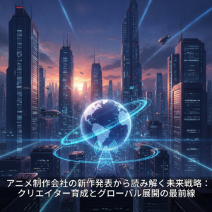 アニメ制作会社の新作発表から読み解く未来戦略：クリエイター育成とグローバル展開の最前線