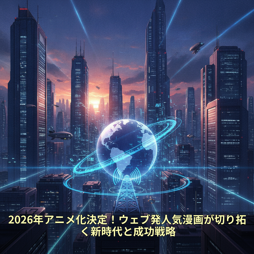 2026年アニメ化決定！ウェブ発人気漫画が切り拓く新時代と成功戦略