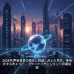 2026年 声優業界の進化と挑戦：AIとの共存、多角化するキャリア、ファンエンゲージメントの最前線