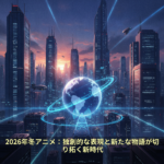 2026年冬アニメ：独創的な表現と新たな物語が切り拓く新時代