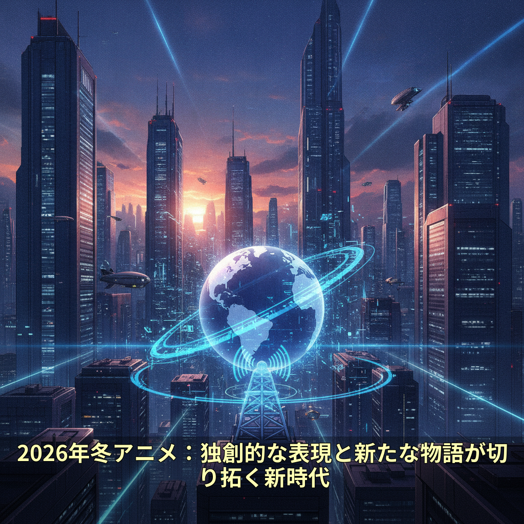 2026年冬アニメ：独創的な表現と新たな物語が切り拓く新時代