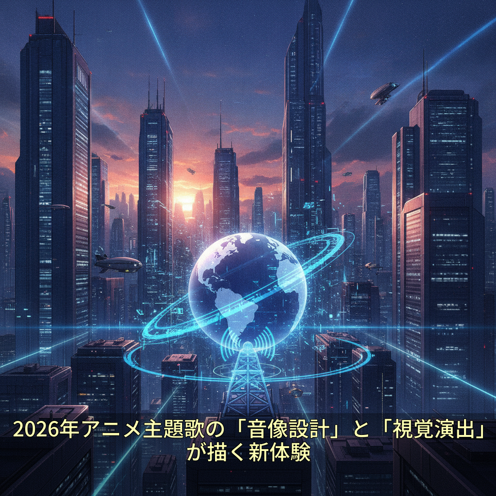 2026年アニメ主題歌の「音像設計」と「視覚演出」が描く新体験