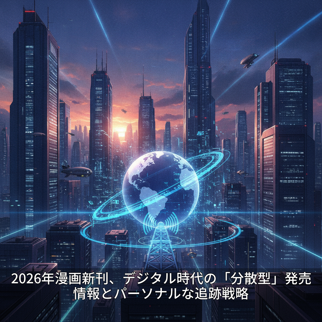 2026年漫画新刊、デジタル時代の「分散型」発売情報とパーソナルな追跡戦略