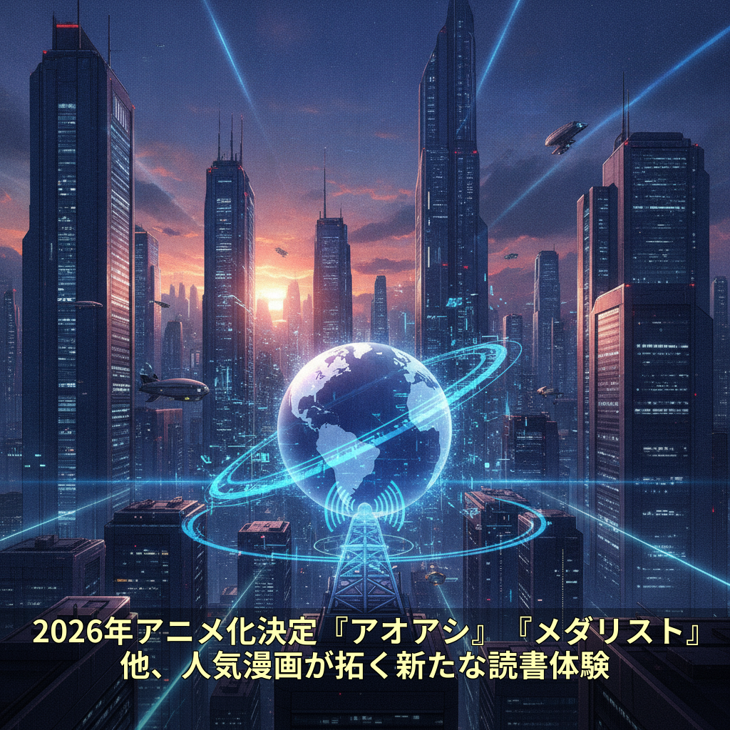 2026年アニメ化決定『アオアシ』『メダリスト』他、人気漫画が拓く新たな読書体験