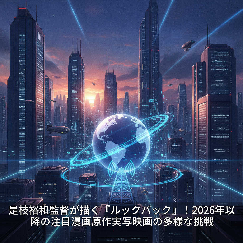 是枝裕和監督が描く『ルックバック』！2026年以降の注目漫画原作実写映画の多様な挑戦