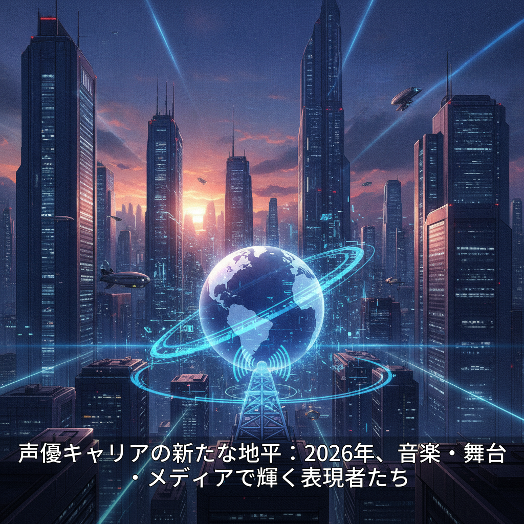 声優キャリアの新たな地平:2026年、音楽・舞台・メディアで輝く表現者たち