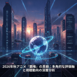 2026年秋アニメ『覇権』の真髄：多角的な評価軸と視聴動向の深層分析
