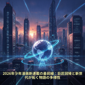 2026年少年漫画新連載の最前線：巨匠回帰と新世代が拓く物語の多様性