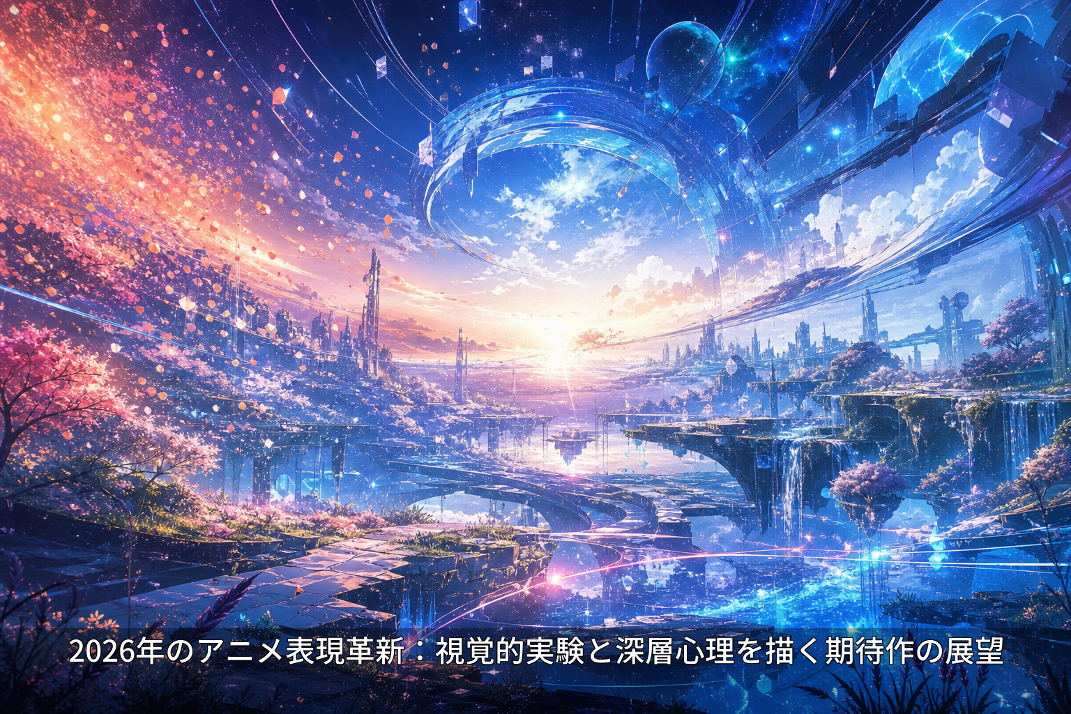 2026年のアニメ表現革新:視覚的実験と深層心理を描く期待作の展望