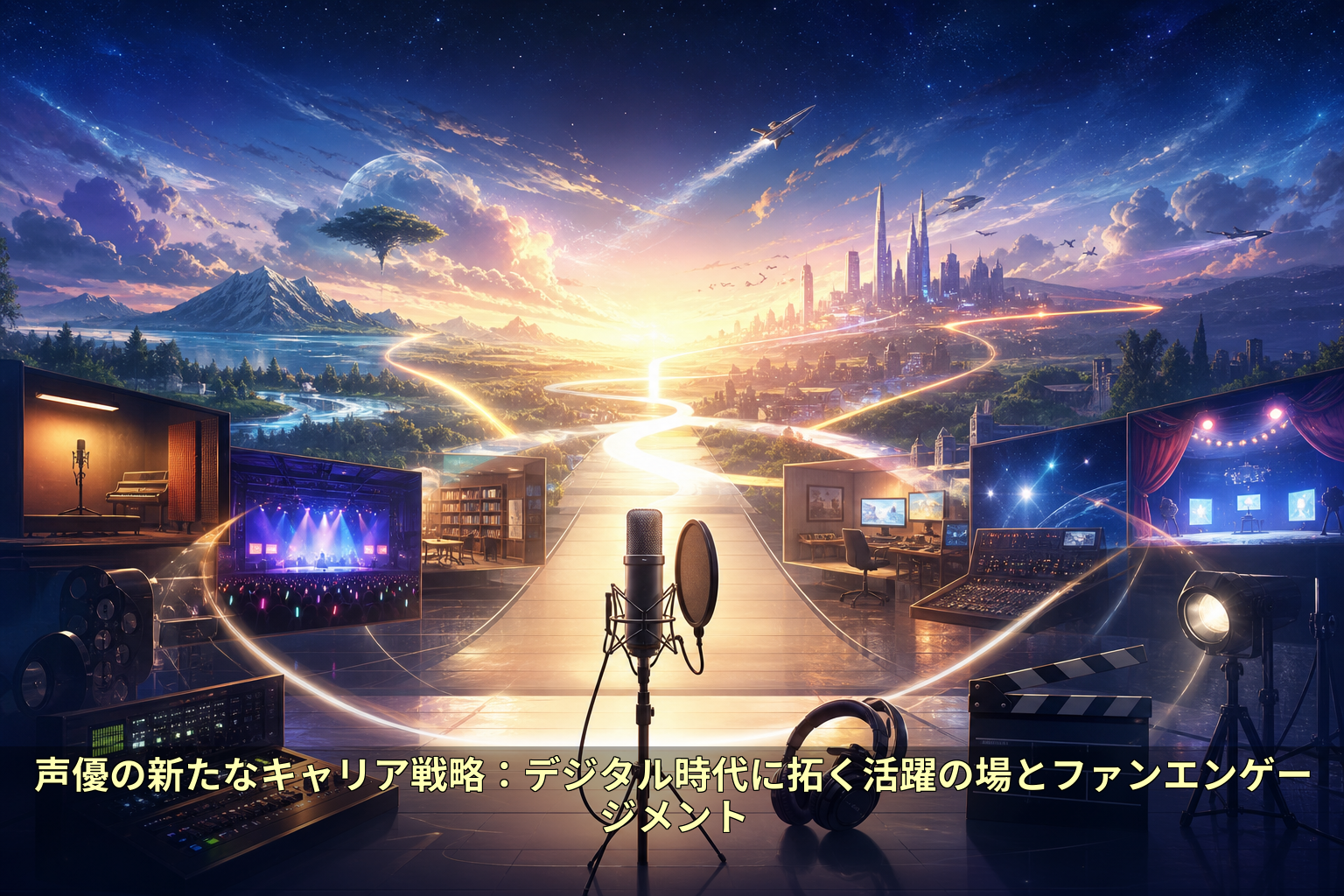 声優の新たなキャリア戦略：デジタル時代に拓く活躍の場とファンエンゲージメント