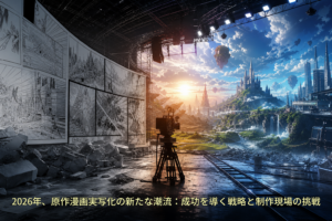 2026年、原作漫画実写化の新たな潮流：成功を導く戦略と制作現場の挑戦