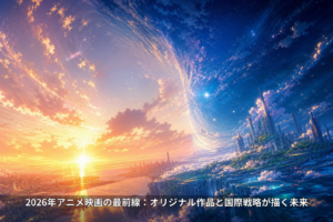 2026年アニメ映画の最前線：オリジナル作品と国際戦略が描く未来