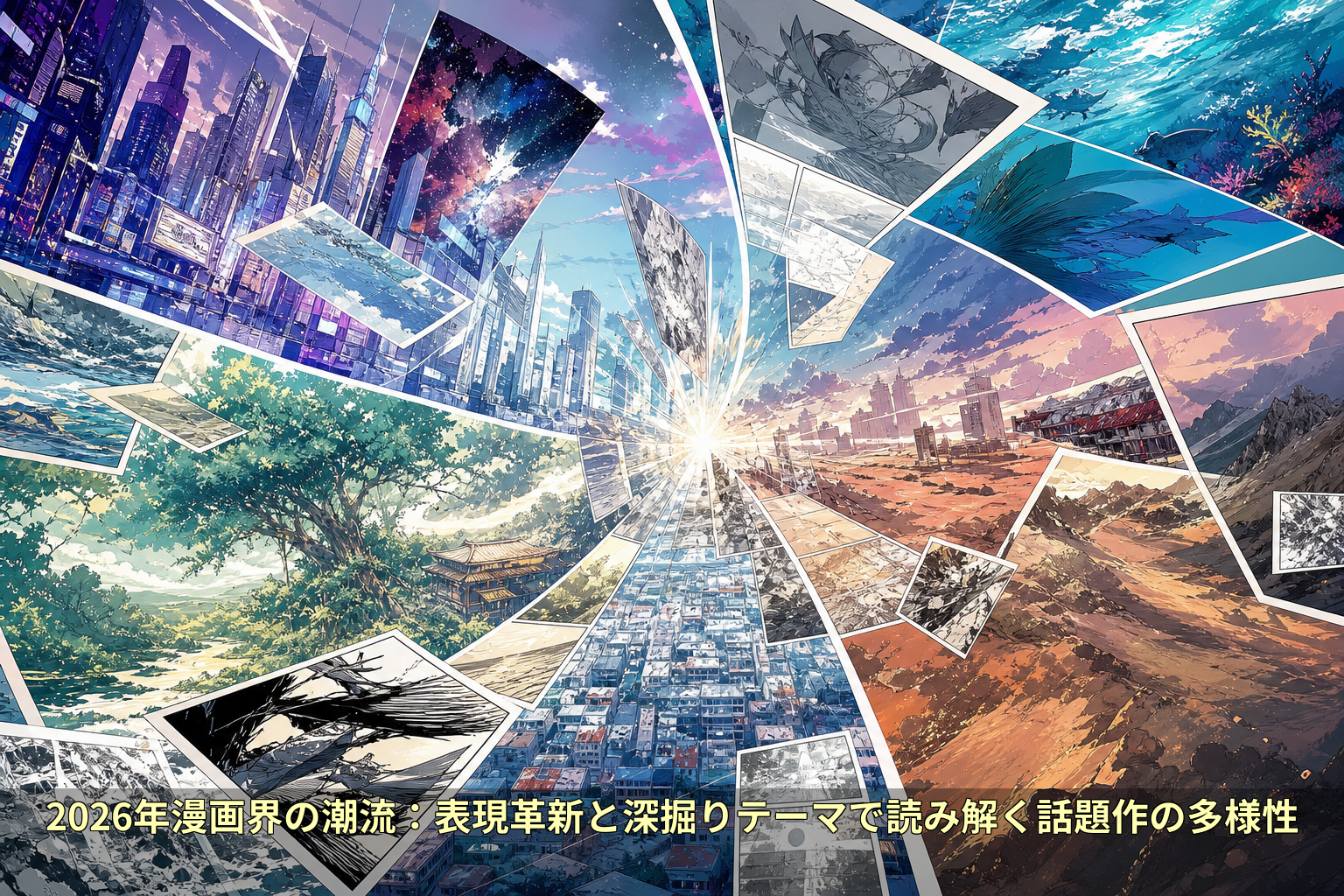 2026年漫画界の潮流：表現革新と深掘りテーマで読み解く話題作の多様性