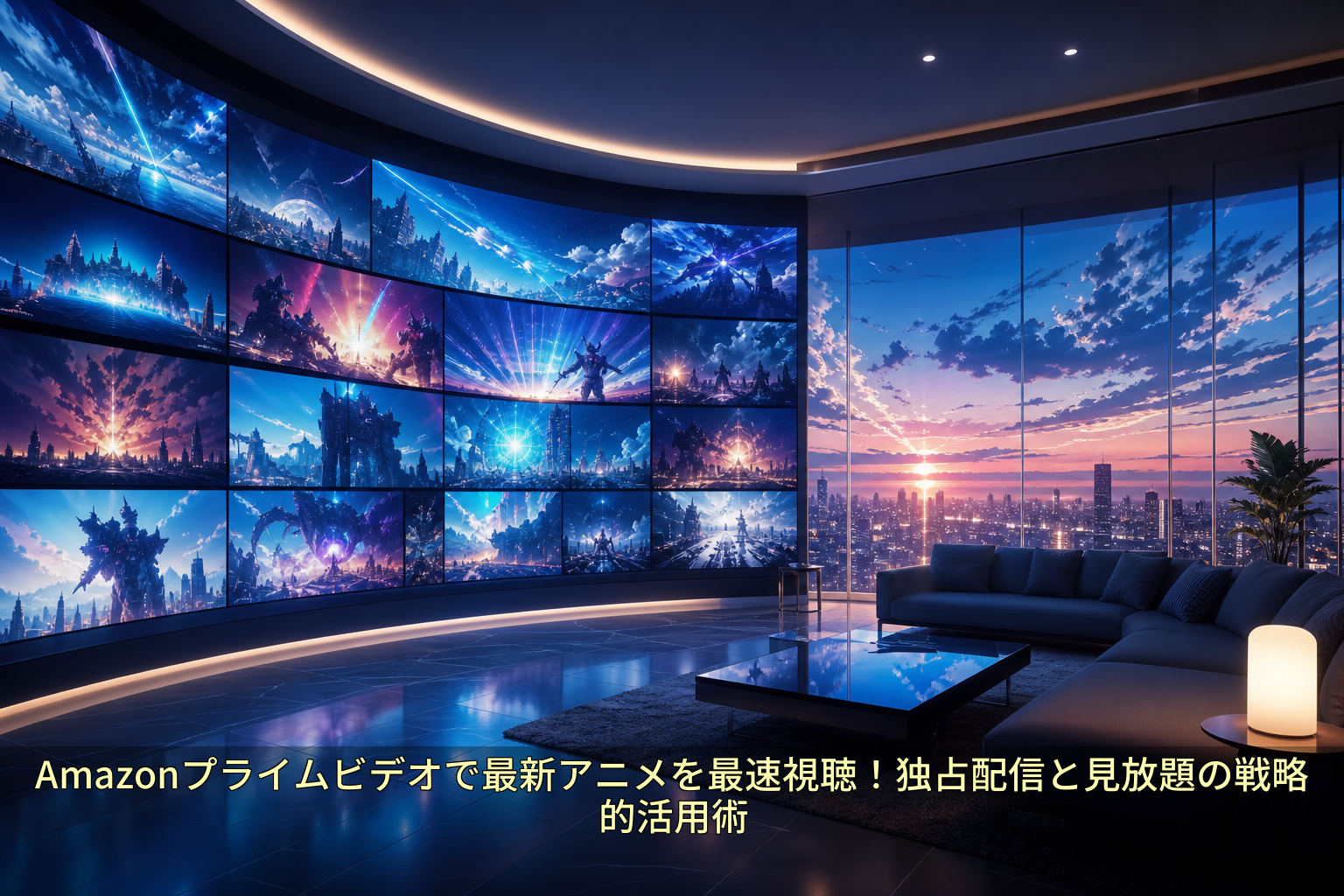 Amazonプライムビデオで最新アニメを最速視聴！独占配信と見放題の戦略的活用術