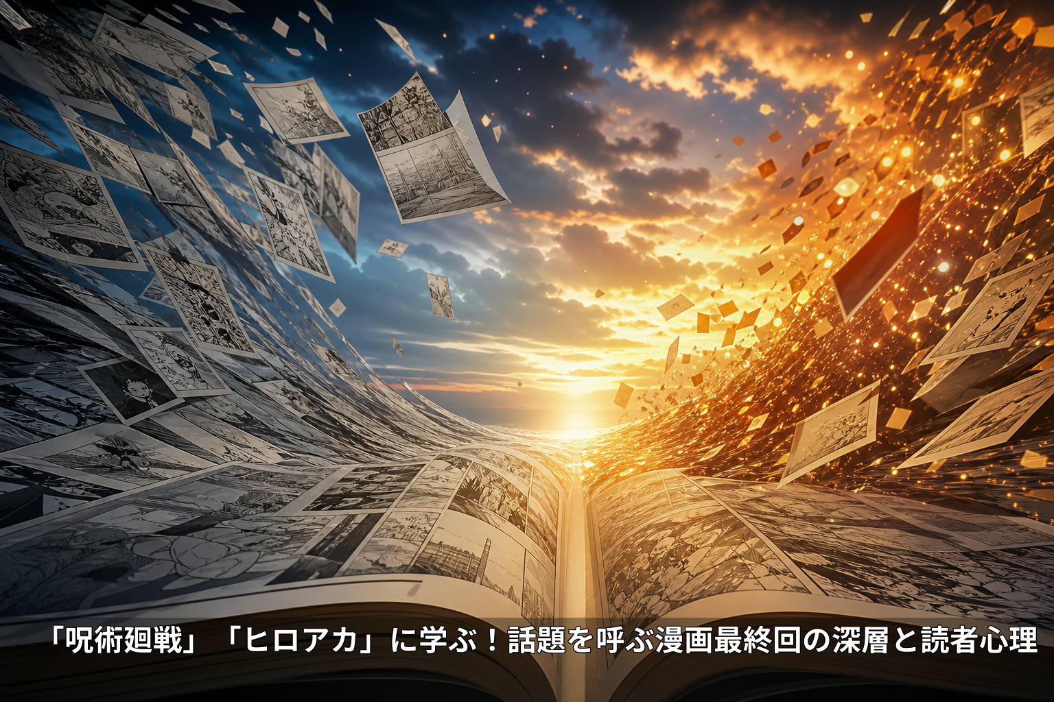 「呪術廻戦」「ヒロアカ」に学ぶ!話題を呼ぶ漫画最終回の深層と読者心理