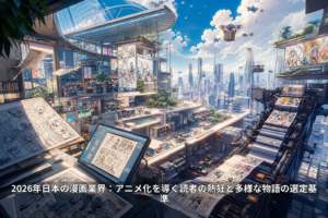 2026年日本の漫画業界：アニメ化を導く読者の熱狂と多様な物語の選定基準