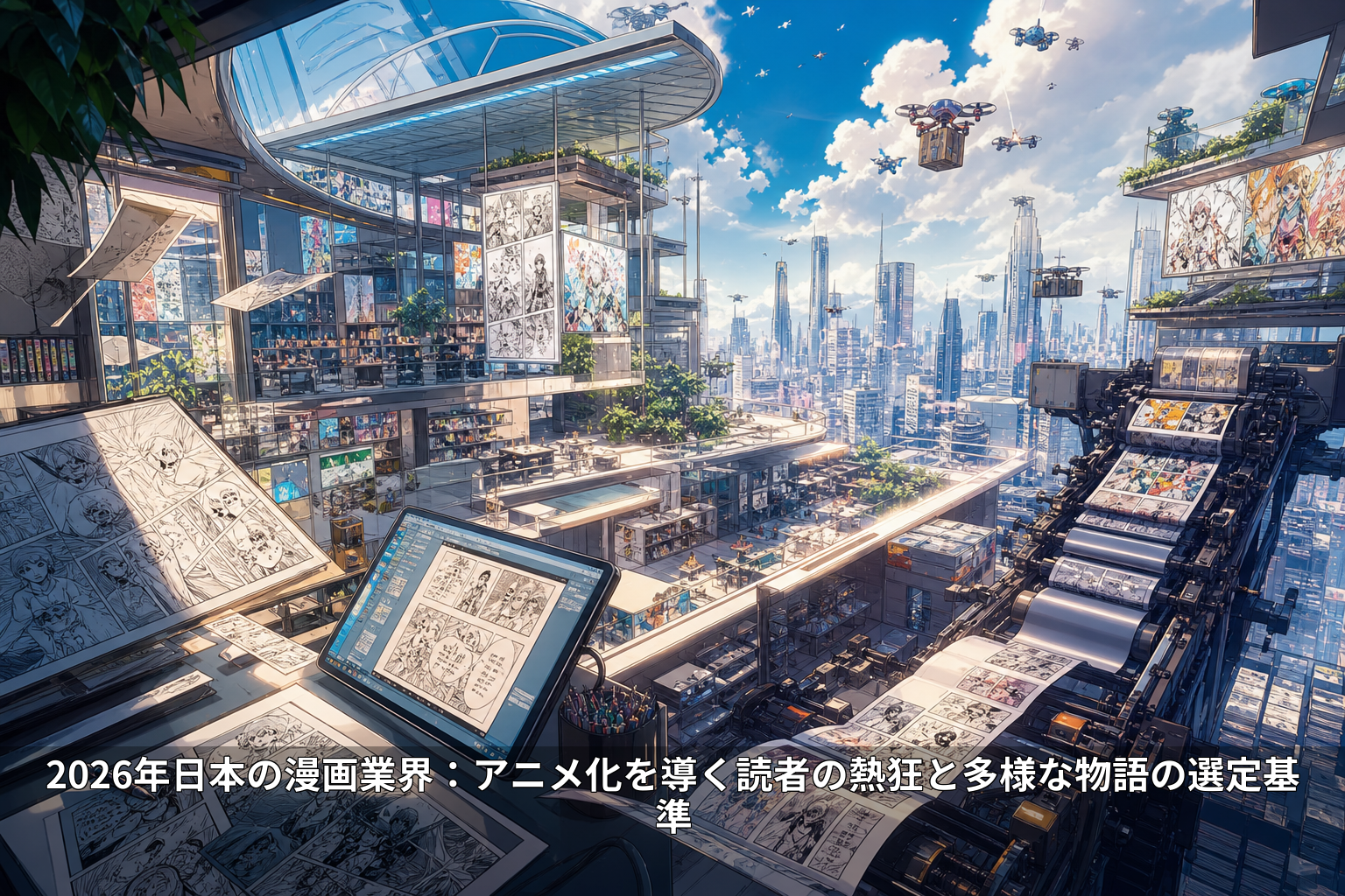 2026年日本の漫画業界：アニメ化を導く読者の熱狂と多様な物語の選定基準