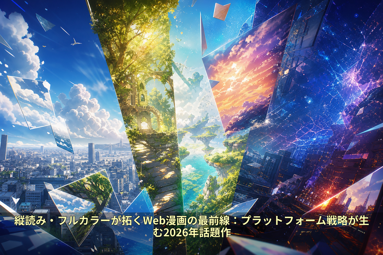 縦読み・フルカラーが拓くWeb漫画の最前線：プラットフォーム戦略が生む2026年話題作