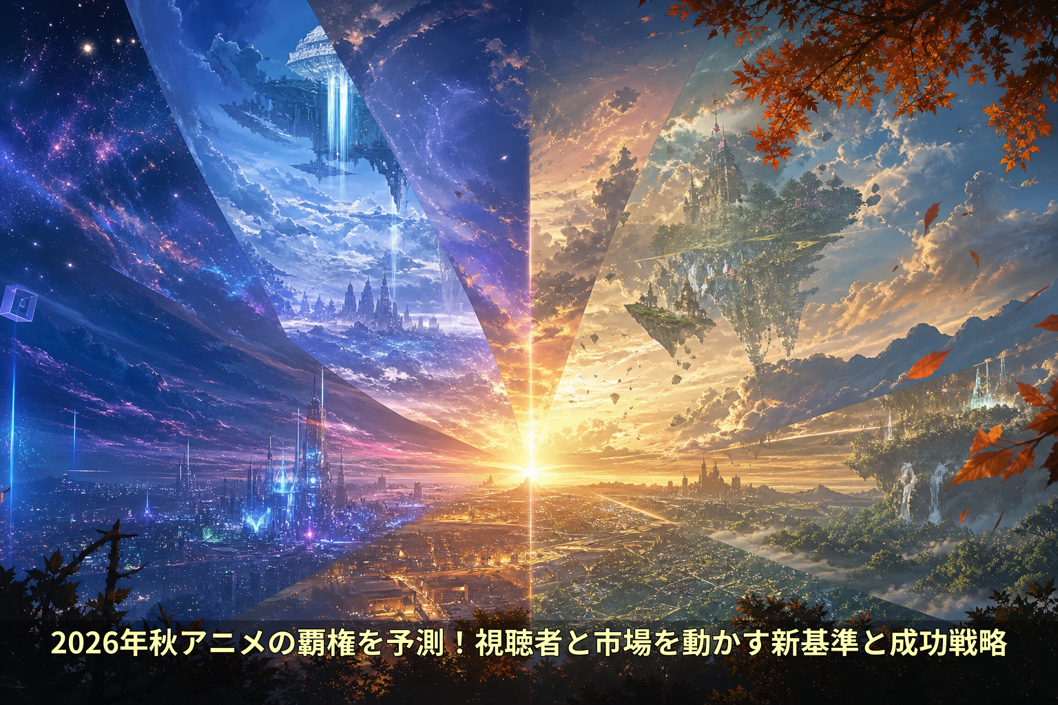 2026年秋アニメの覇権を予測！視聴者と市場を動かす新基準と成功戦略