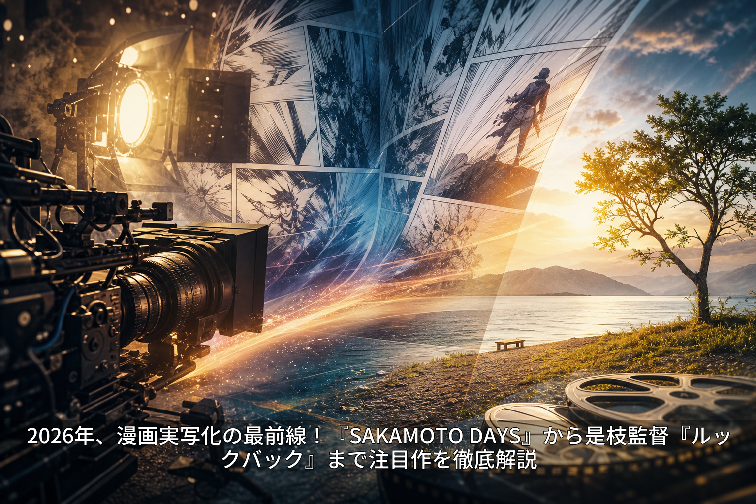 2026年、漫画実写化の最前線！『SAKAMOTO DAYS』から是枝監督『ルックバック』まで注目作を徹底解説