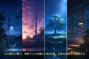 心に静かに響く、深夜アニメの隠れた名作4選：日常の奥深さを探求する