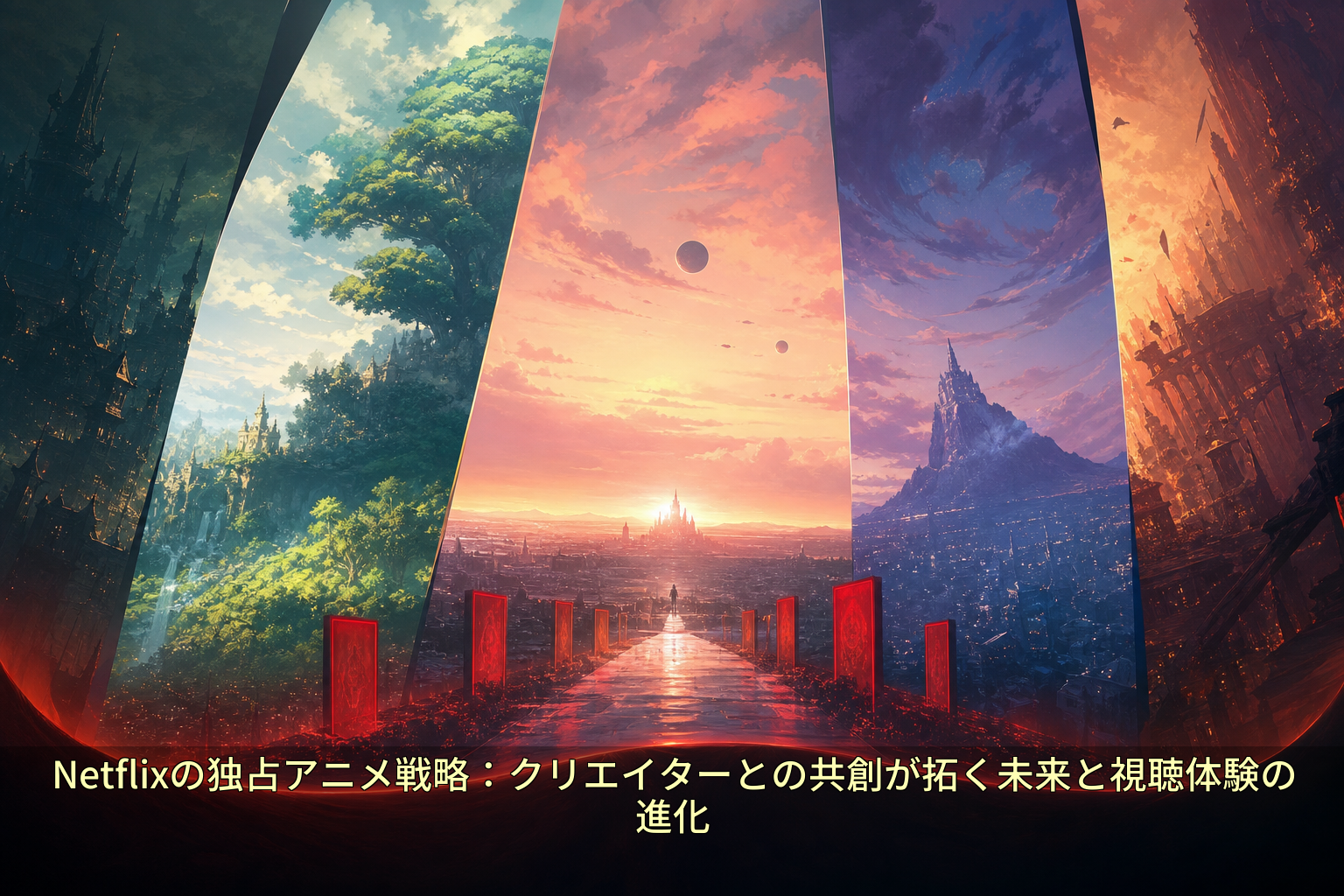 Netflixの独占アニメ戦略：クリエイターとの共創が拓く未来と視聴体験の進化