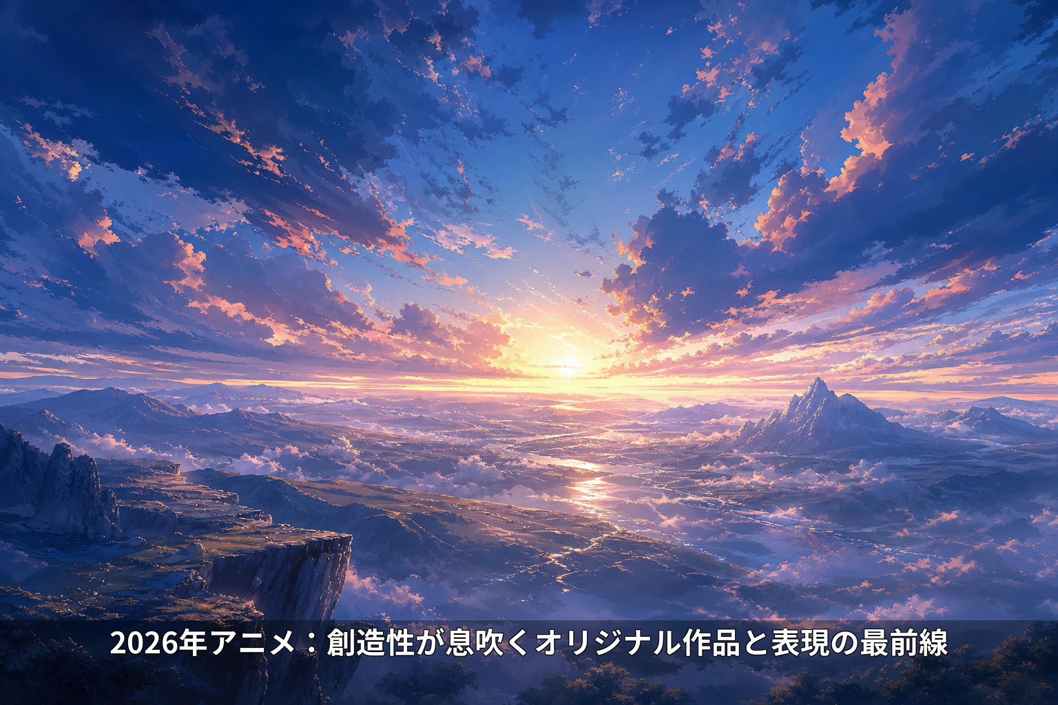 2026年アニメ：創造性が息吹くオリジナル作品と表現の最前線