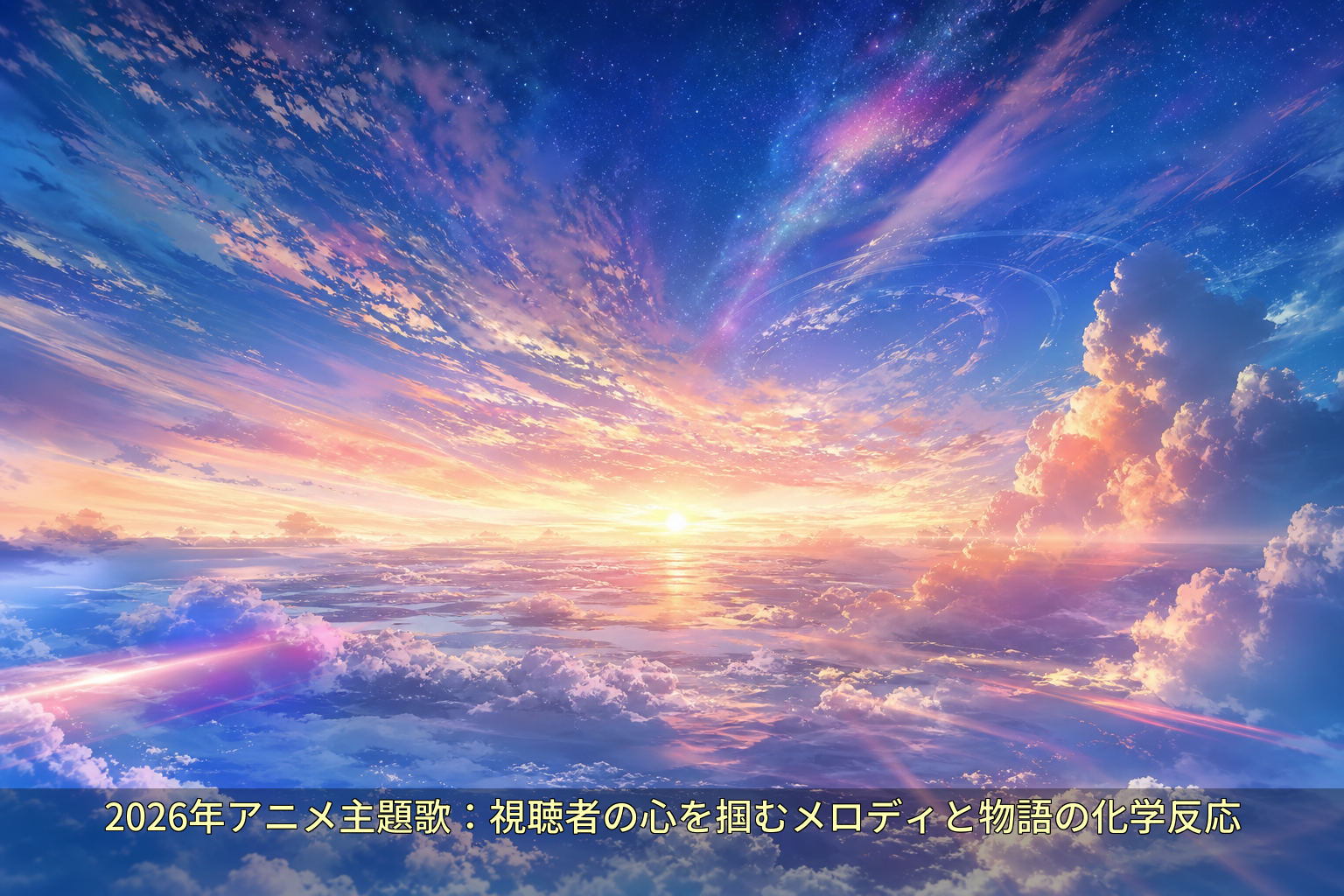2026年アニメ主題歌が心を掴む理由：ヒットの法則と名曲の秘密を徹底解説