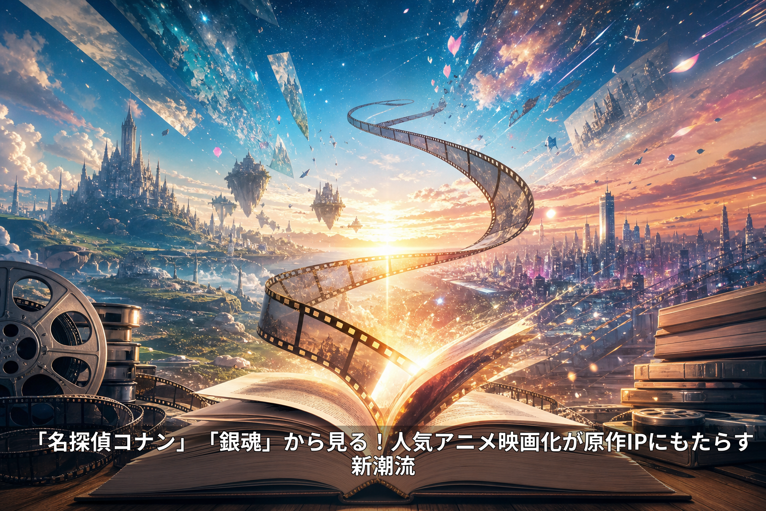「名探偵コナン」「銀魂」から見る！人気アニメ映画化が原作IPにもたらす新潮流