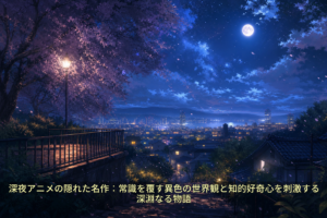 深夜アニメの隠れた名作：常識を覆す異色の世界観と知的好奇心を刺激する深淵なる物語