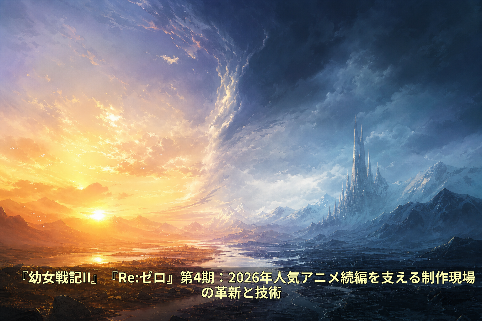 『幼女戦記II』『Re:ゼロ』第4期：2026年人気アニメ続編を支える制作現場の革新と技術