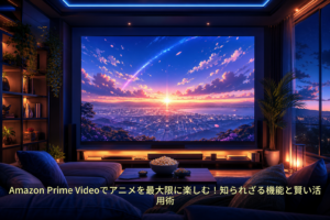Amazon Prime Videoでアニメを最大限に楽しむ！知られざる機能と賢い活用術