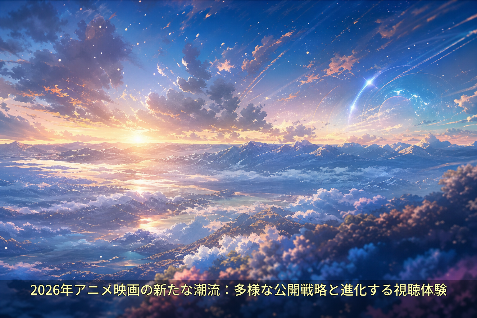 2026年アニメ映画の新たな潮流：多様な公開戦略と進化する視聴体験